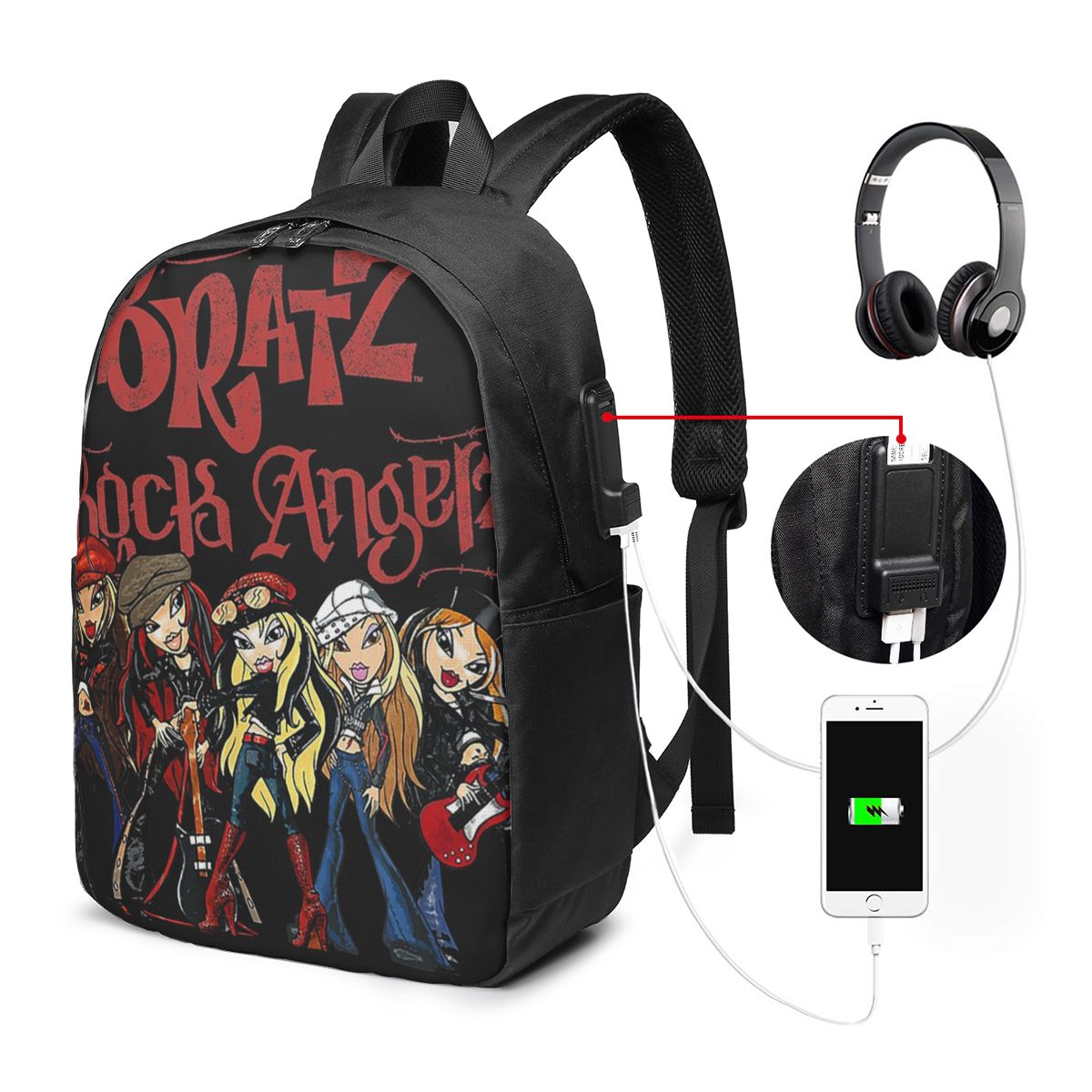 حقيبة ظهر من Bratz Rock Angelz - مراجعة Backpacks وسعره